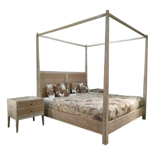 Cane Back Poster Bed