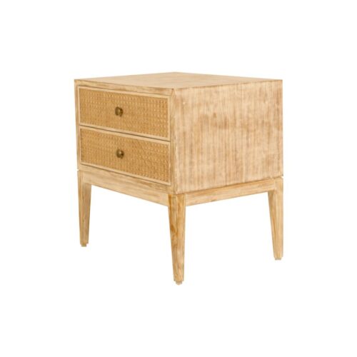 Cane Back Poster Bed Side Table