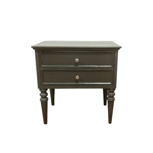 Gray Poster Bed Side Table