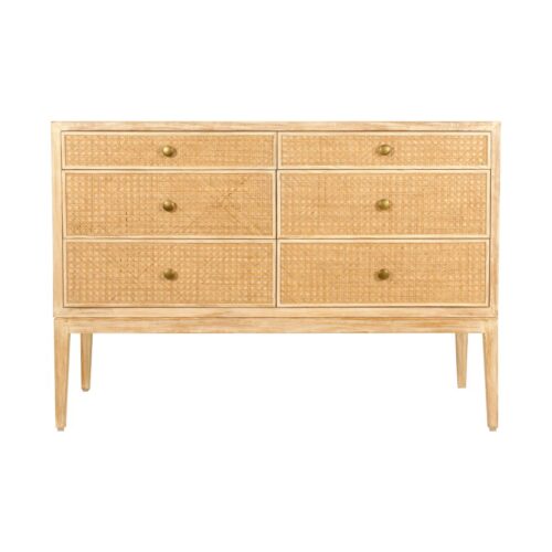 Cane Back Chest Of Drawer