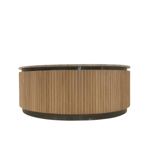 Fluted marble Coffee Table