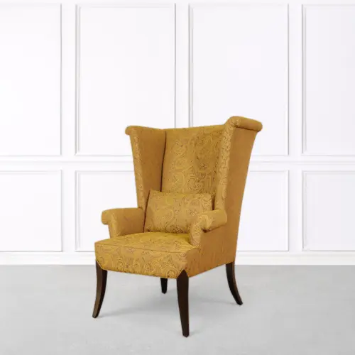 High Wing Lounge Chair With Arms