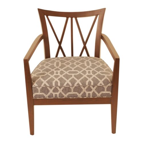 Cross Back Lounge Chair