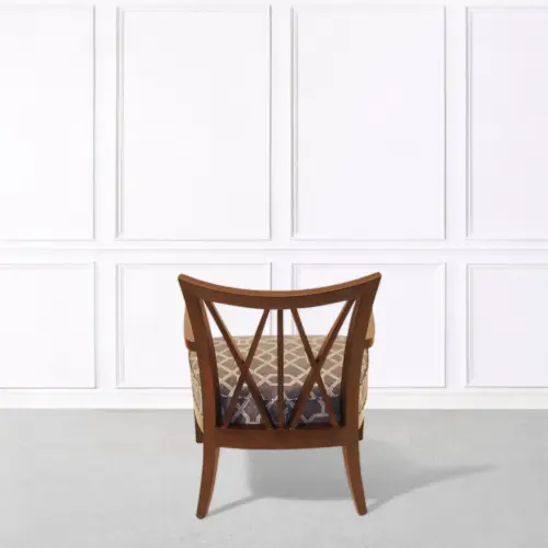 Cross Back Lounge Chair