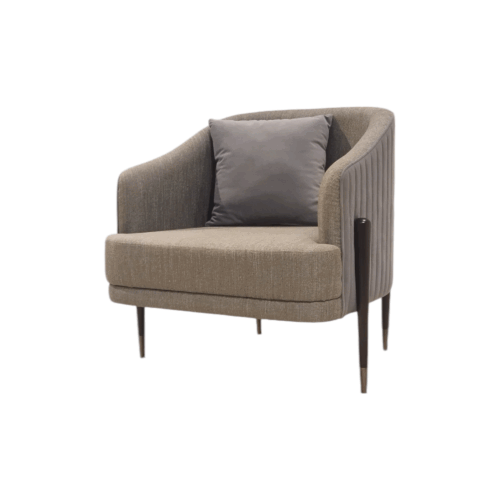Pleated Tub Lounge Chair